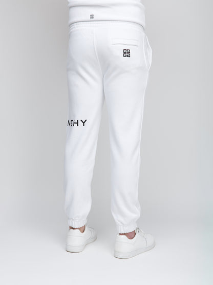 White Cotton Joggers (Workout Pants)