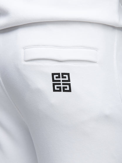White Cotton Joggers (Workout Pants)