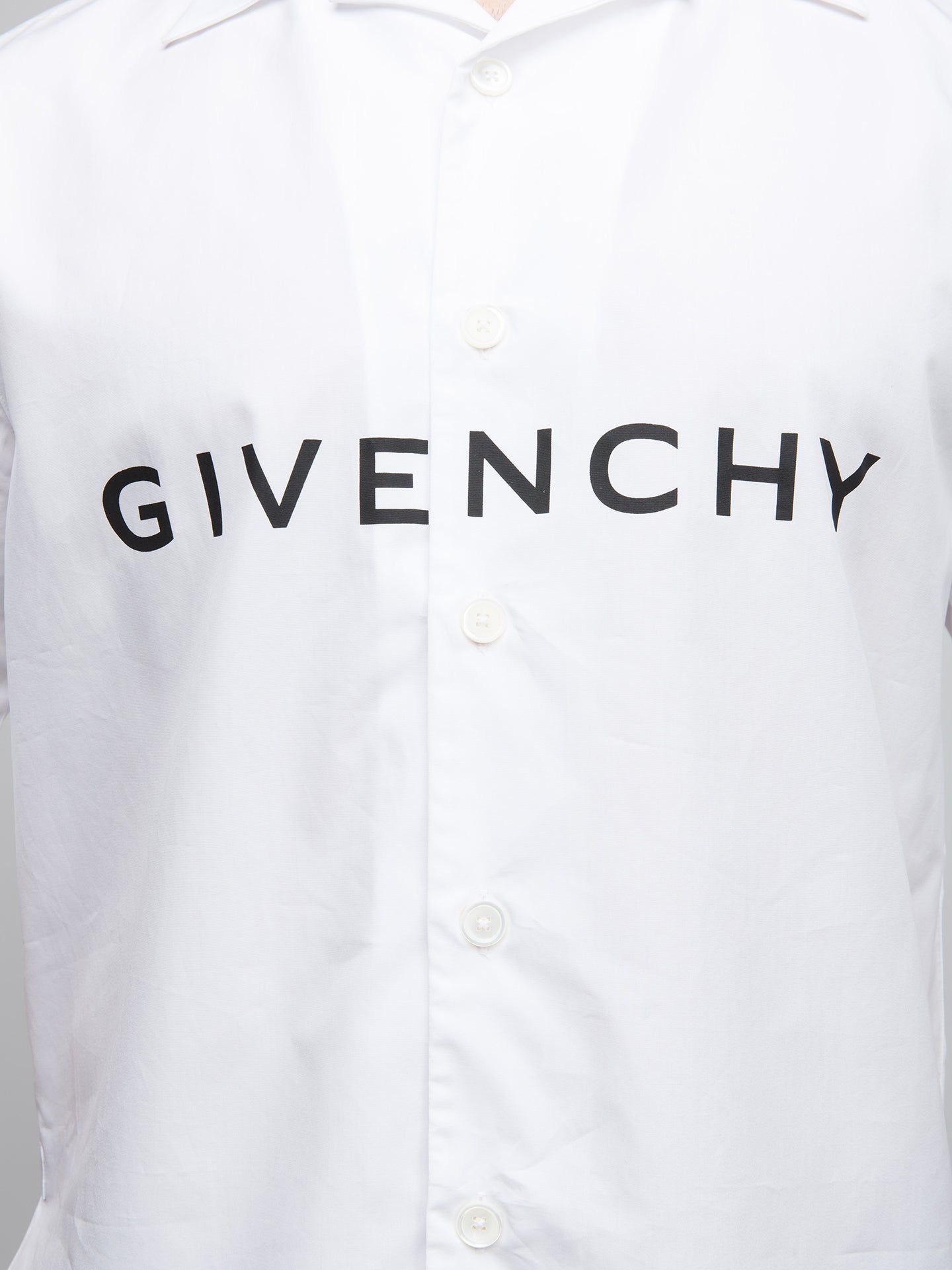 Bicolor Cotton Shortsleeve Shirt