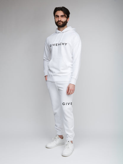 White Cotton Sweatshirt