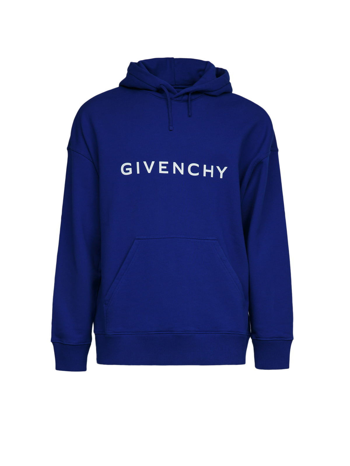 Blue Cotton Hoodie