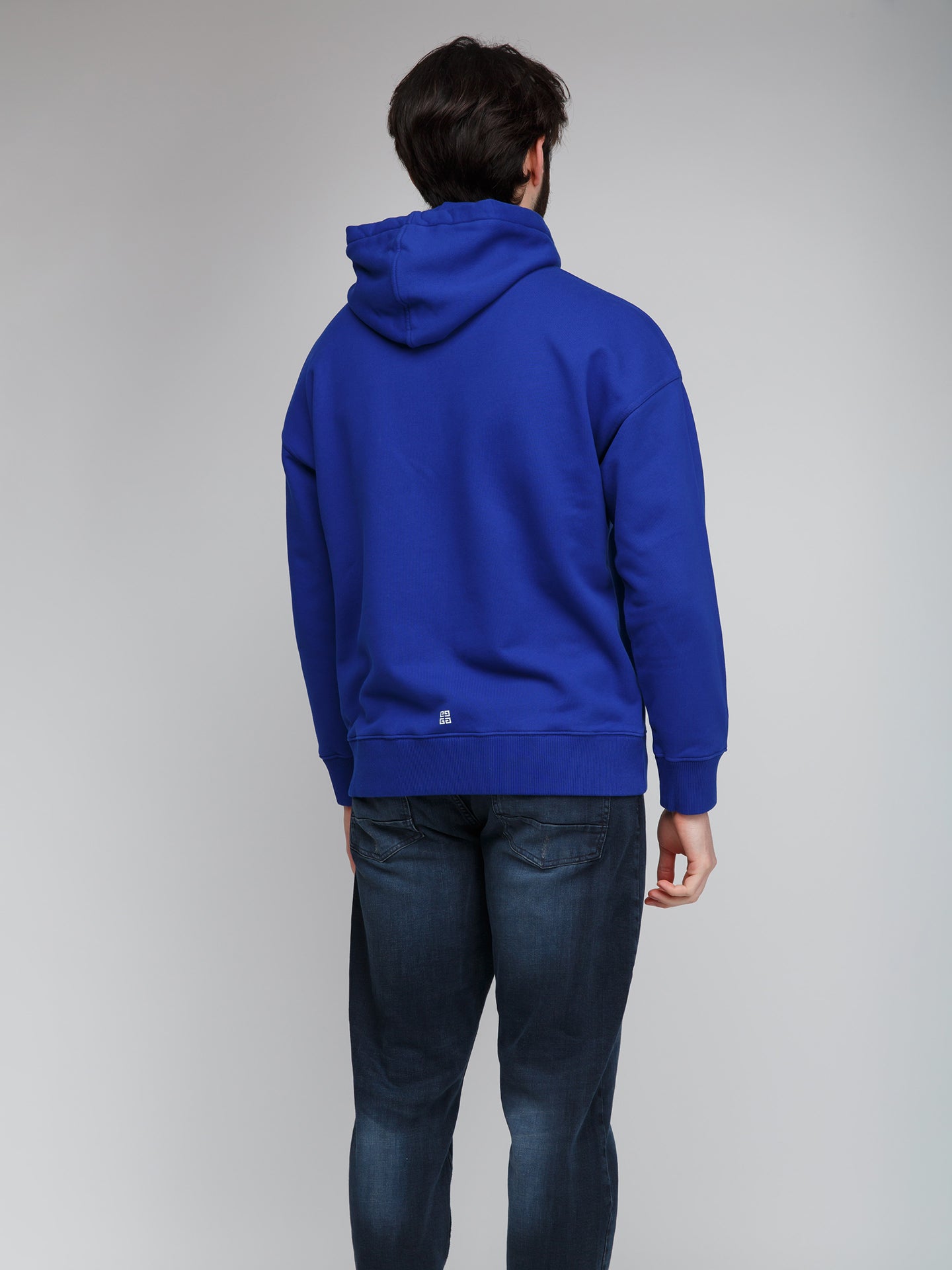 Blue Cotton Hoodie