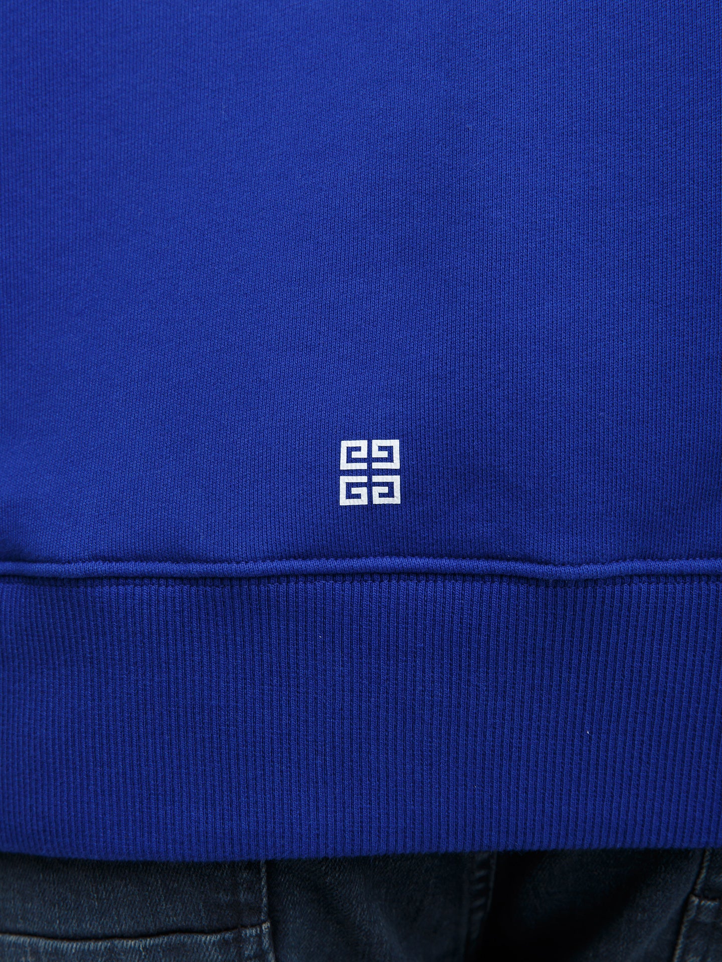 Blue Cotton Hoodie