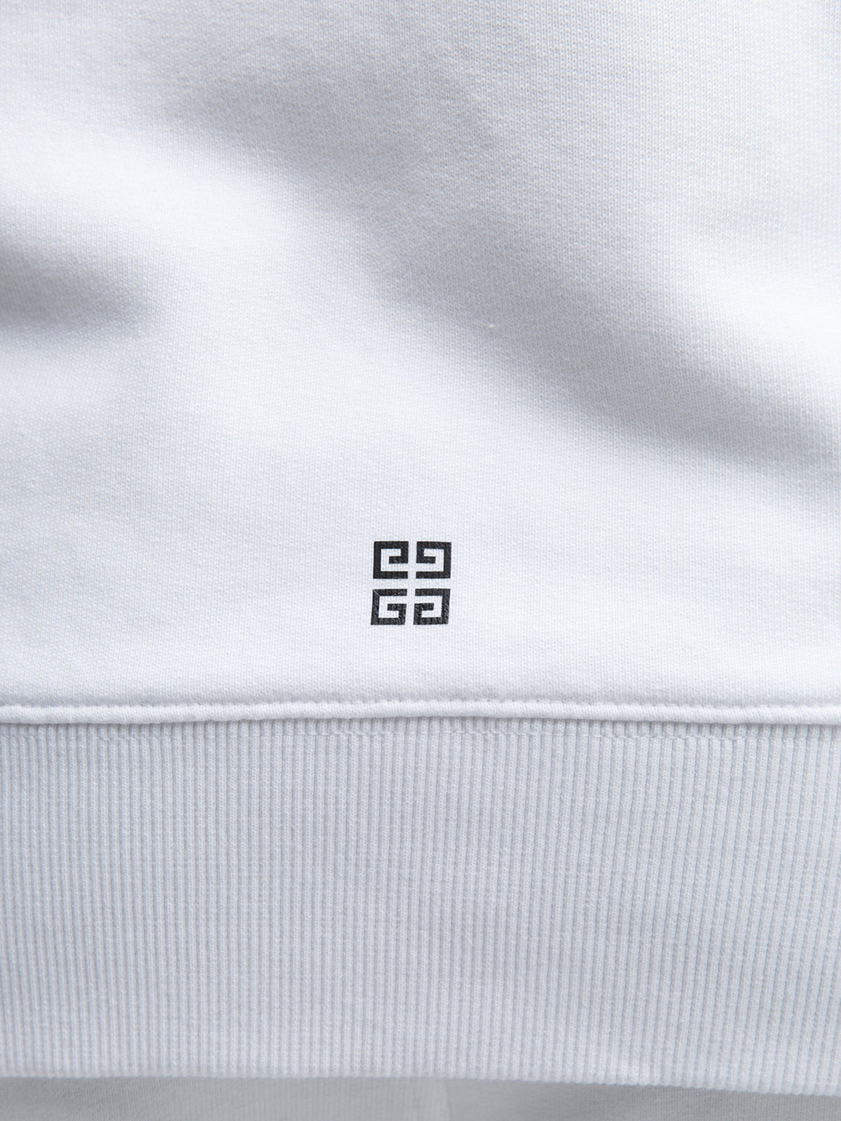 White Cotton Hoodie