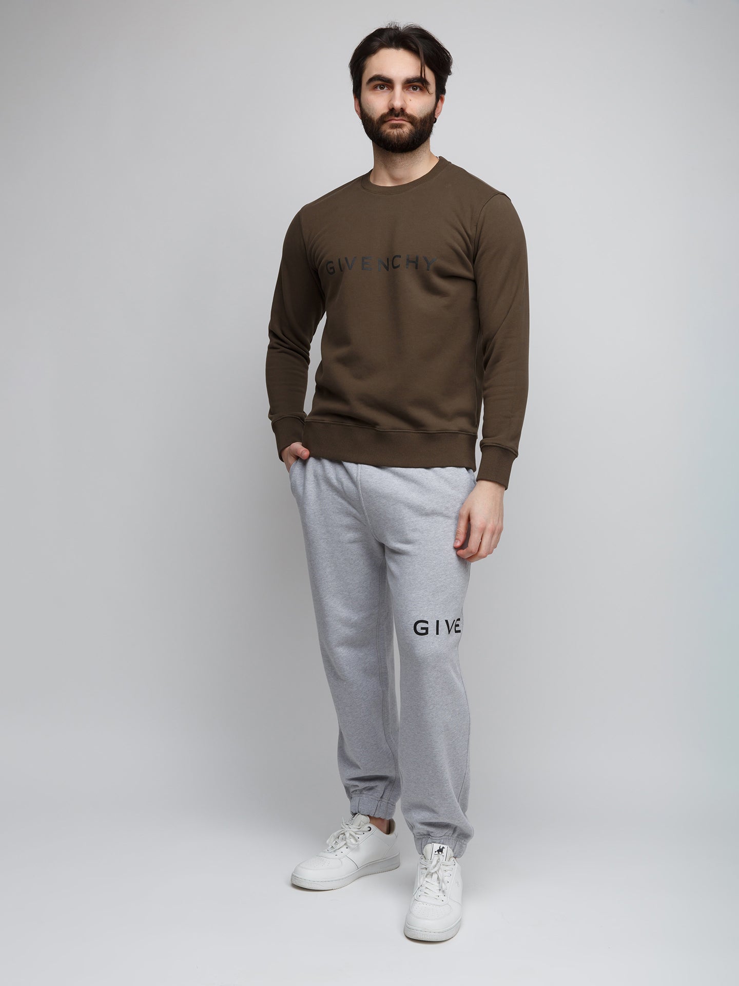 Bicolor Cotton Sweatshirt