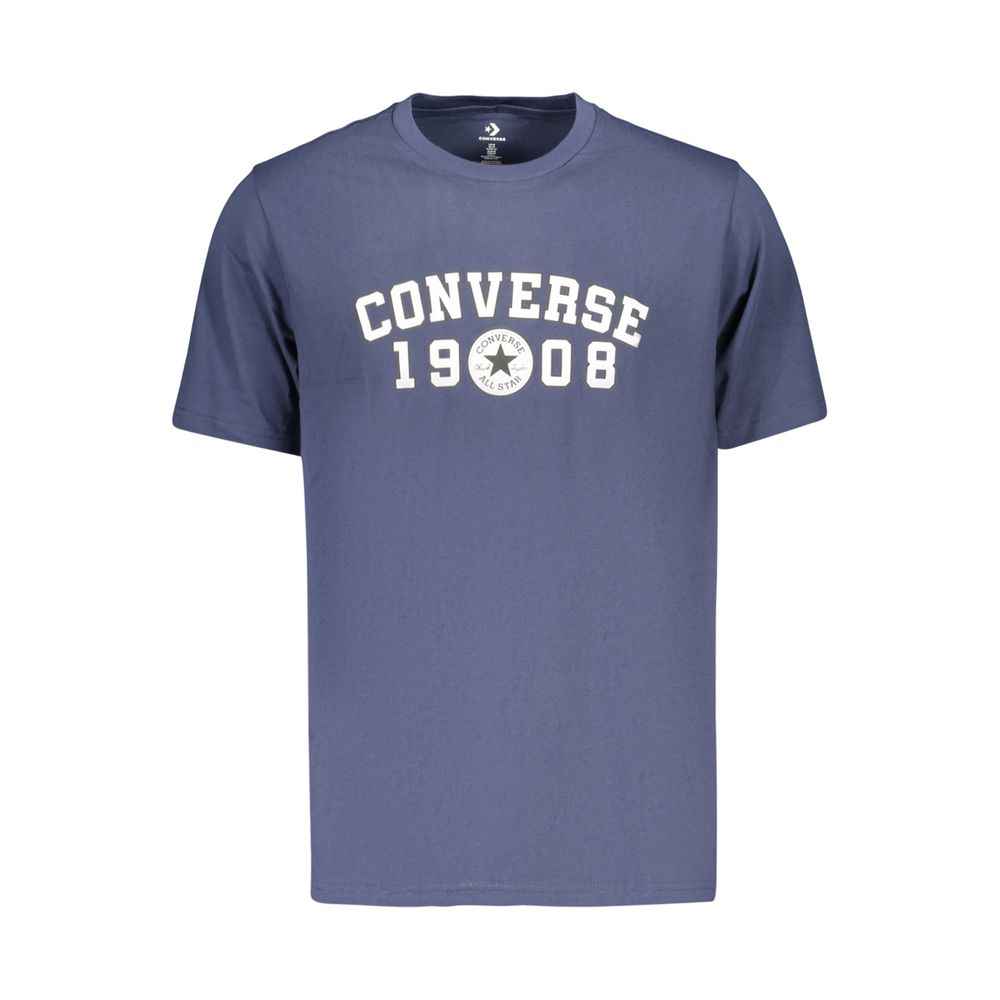 Blue Cotton Men's T-Shirt