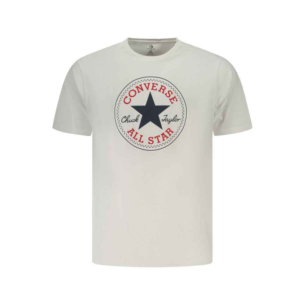 White Cotton Men's T-Shirt