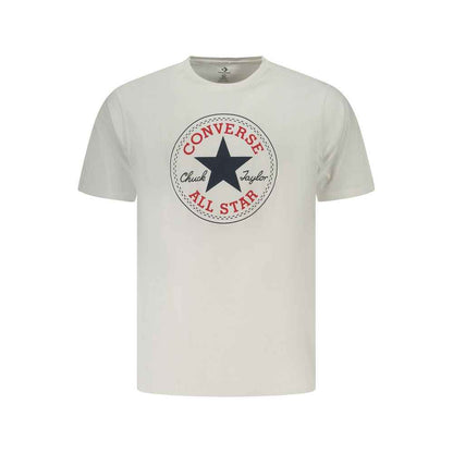 White Cotton Men's T-Shirt