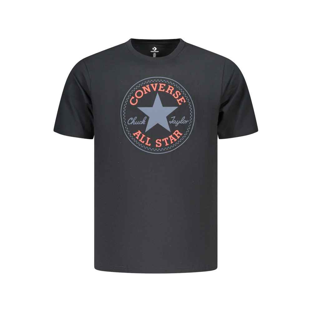 Black Cotton Men's T-Shirt