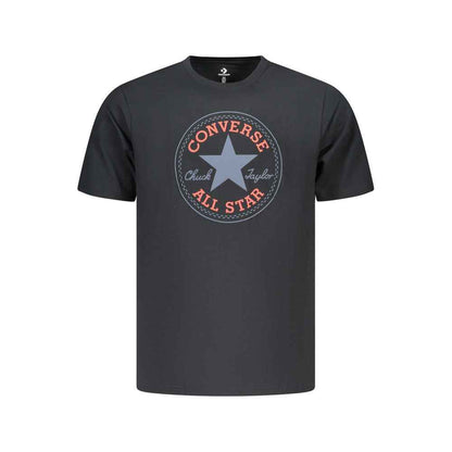 Black Cotton Men's T-Shirt