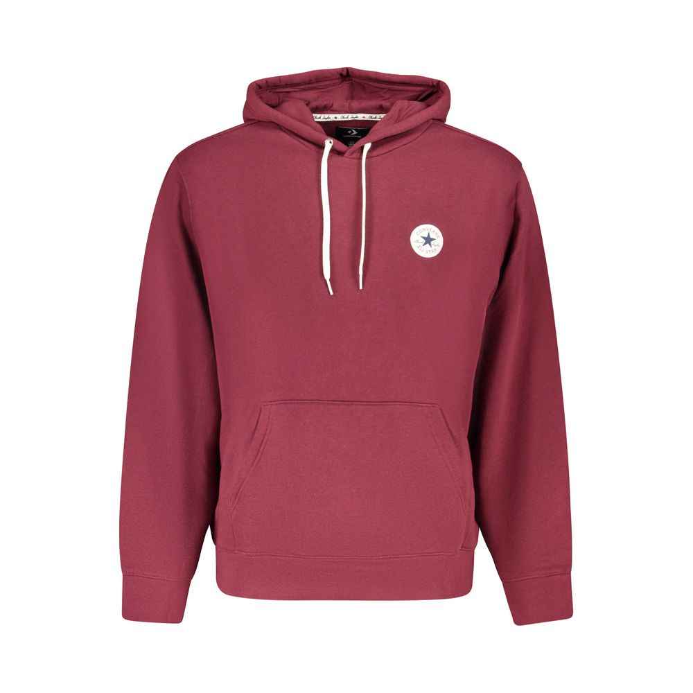 Red Cotton Mens Sweatshirt