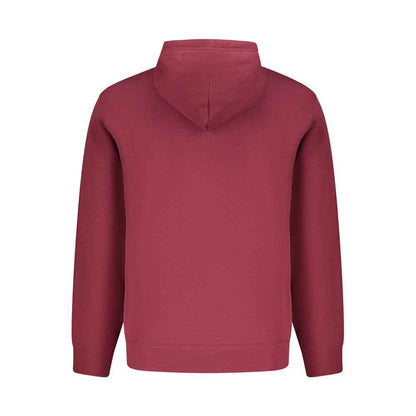 Red Cotton Mens Sweatshirt