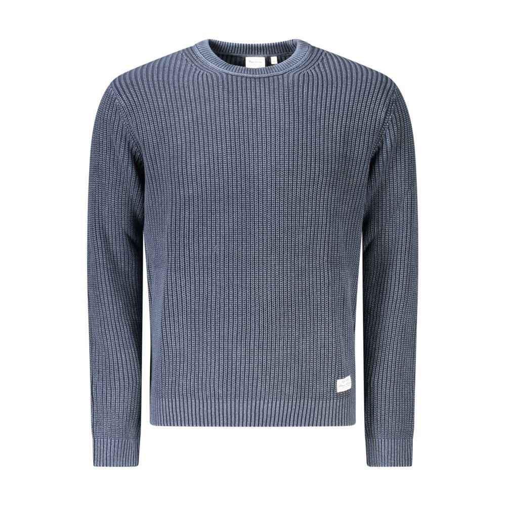 Blue Cotton Mens Shirt