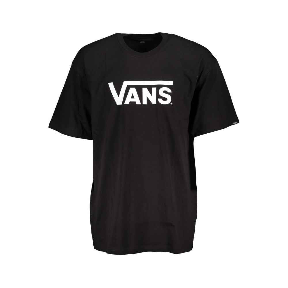 Black Cotton Men's T-Shirt