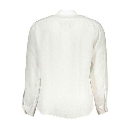 White Linen Men's Shirt