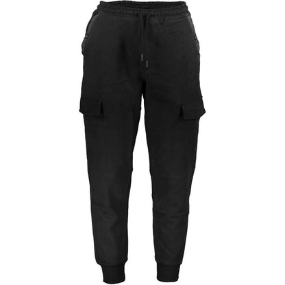 Black Cotton Menswear Trouser