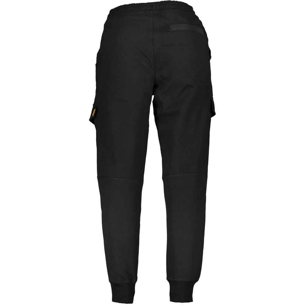 Black Cotton Menswear Trouser