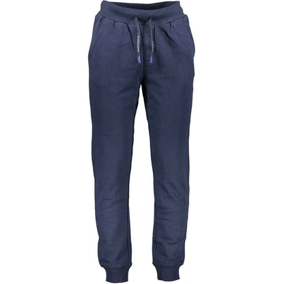 Blue Cotton Men's Trousers