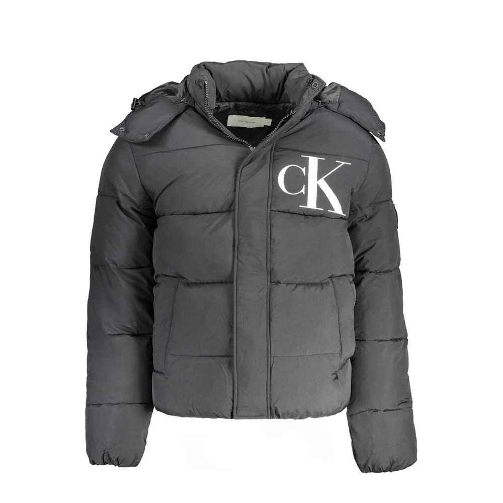 Black Nylon Men's Jacket