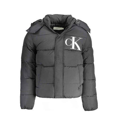 Black Nylon Men's Jacket