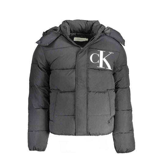 Black Nylon Men's Jacket