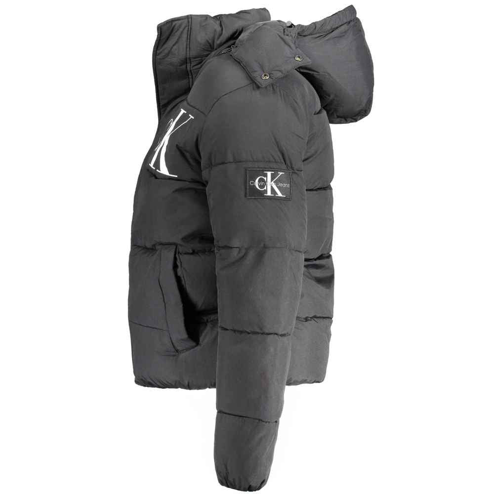 Black Nylon Men's Jacket