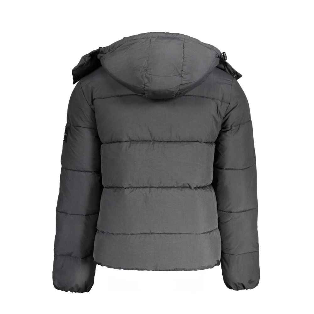 Black Nylon Men's Jacket