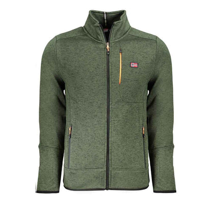 Green Polyester Men's Sweatshirt