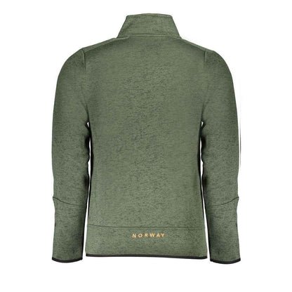 Green Polyester Men's Sweatshirt