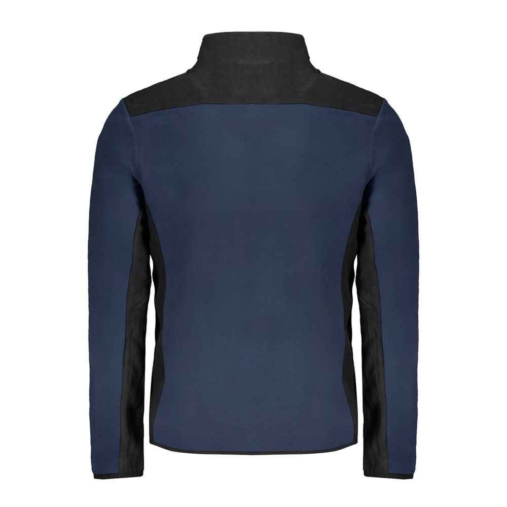 Blue Polyester Men Sweater