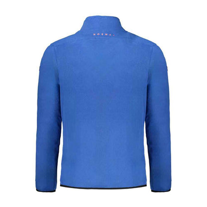 Blu Polyester Men Sweatshirt