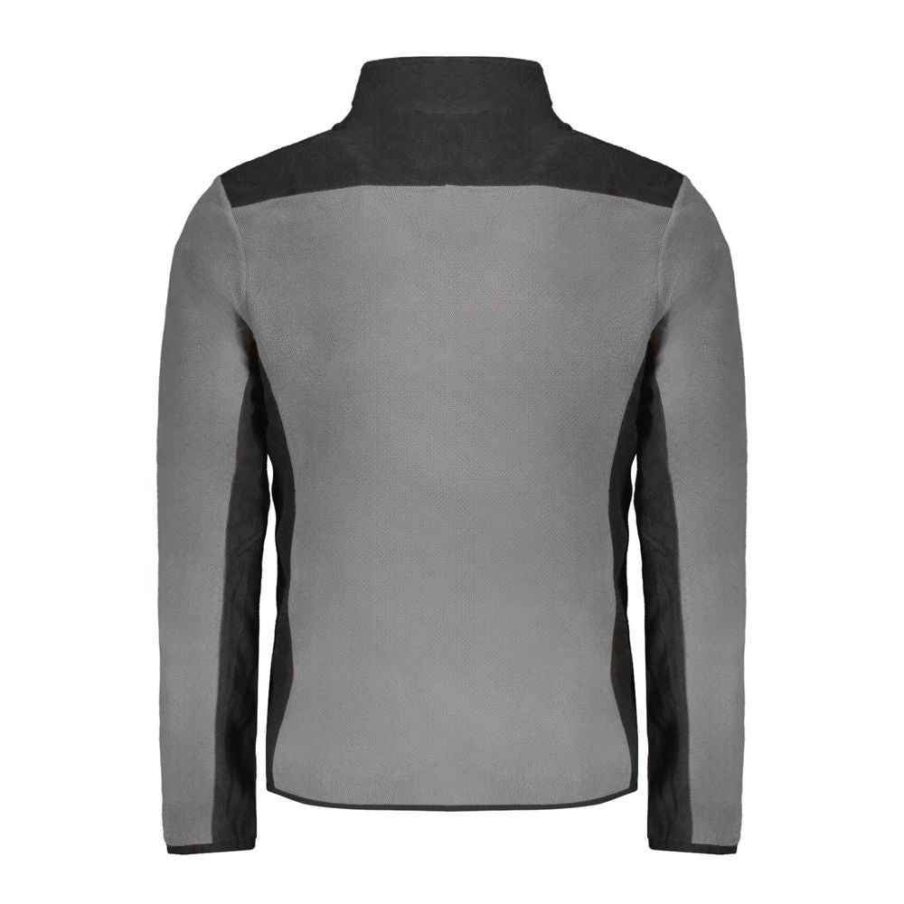 Gray Polyester Men Sweater