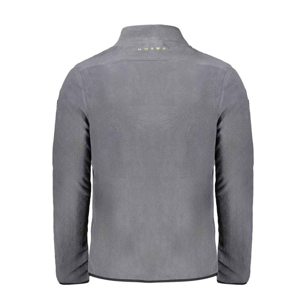 Grigio Polyester Men Sweatshirt