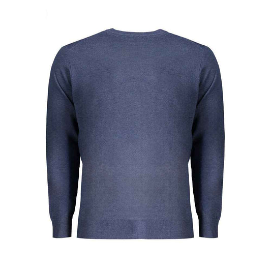 Blue Wool Men's Sweater