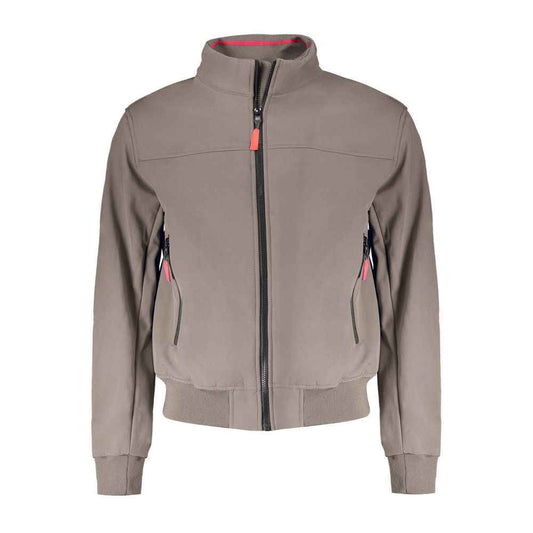 Brown Polyester Men's Jacket