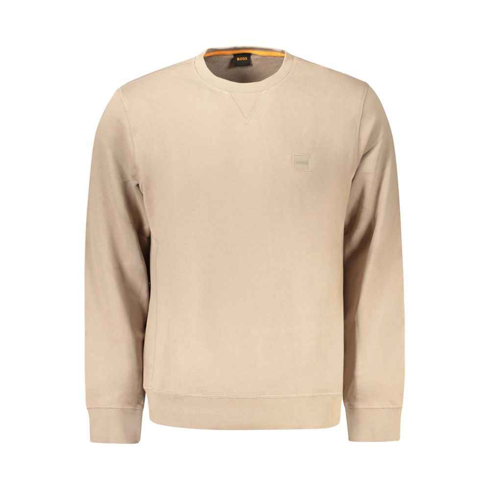 Brown Cotton Men's Sweatshirt