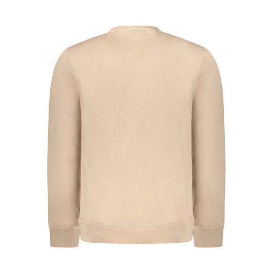 Brown Cotton Men's Sweatshirt
