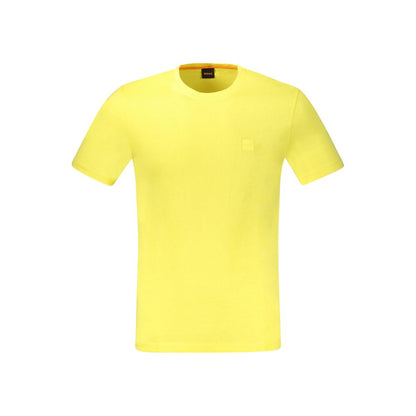 Yellow Cotton Men's T-Shirt