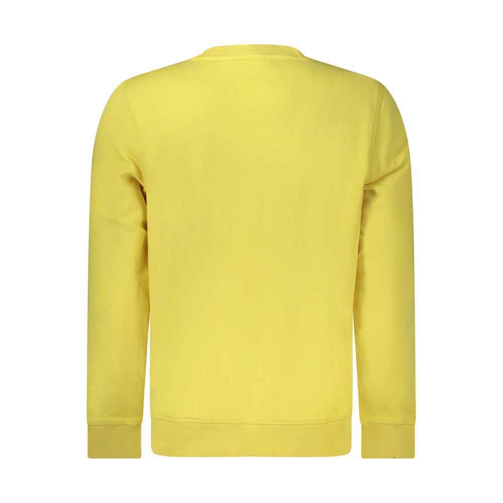 Yellow Cotton Men's Sweatshirt