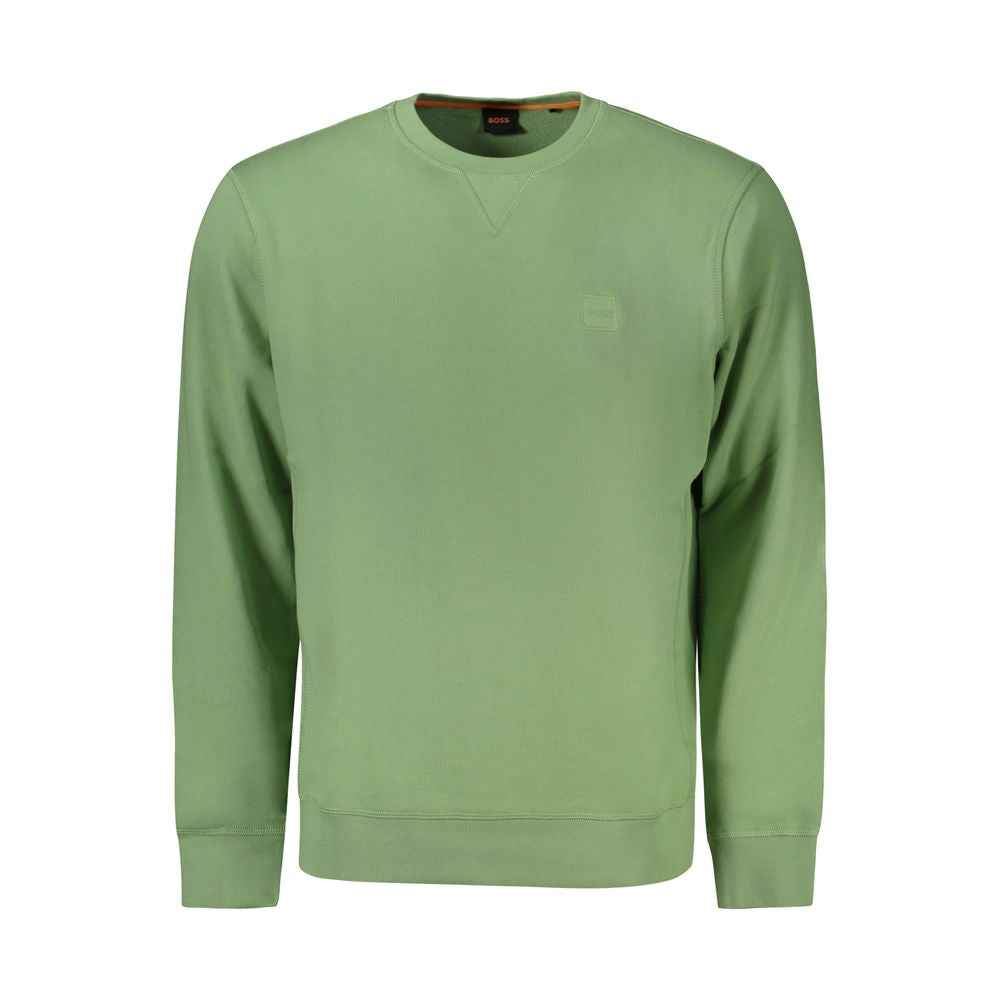 Green Cotton Men's Sweatshirt