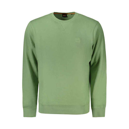 Green Cotton Men's Sweatshirt