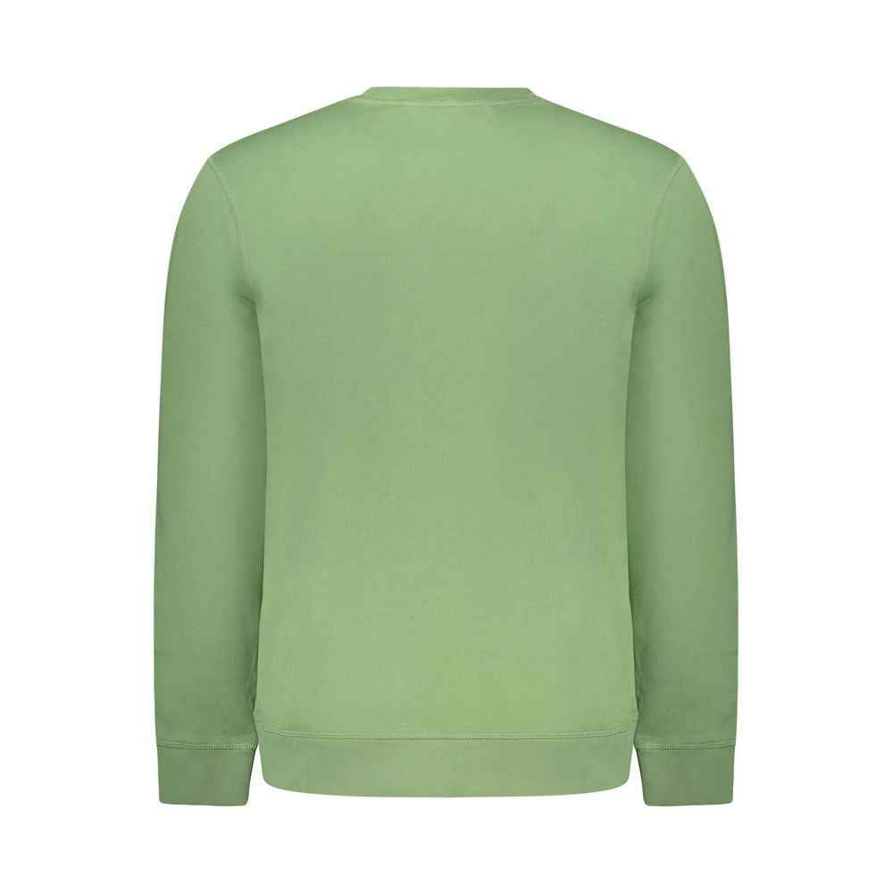 Green Cotton Men's Sweatshirt