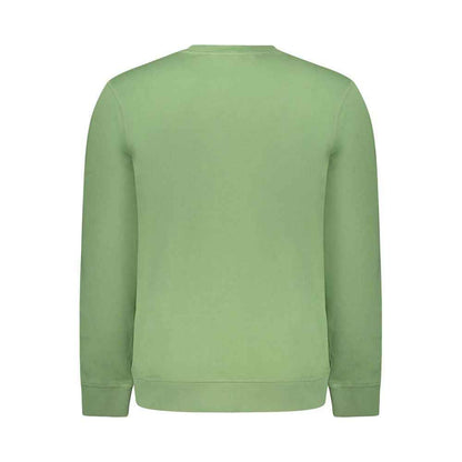 Green Cotton Men's Sweatshirt