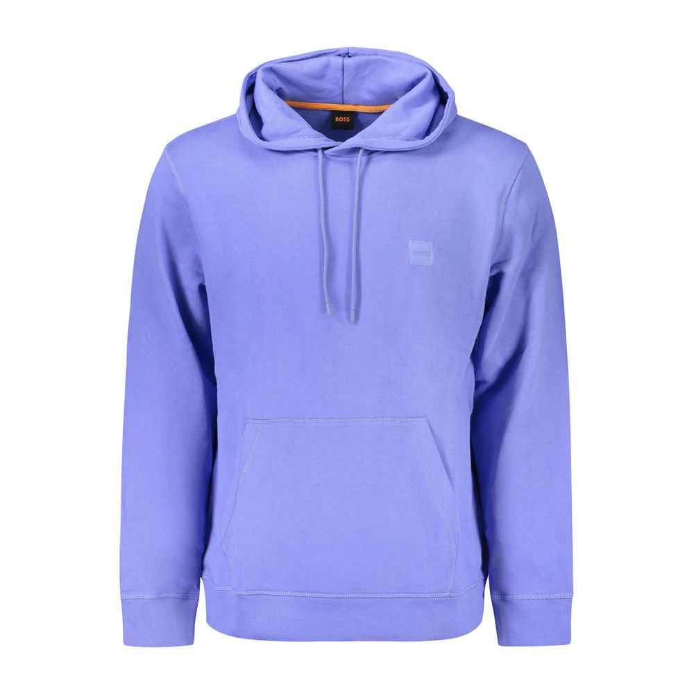 Blue Cotton Men's Sweatshirt