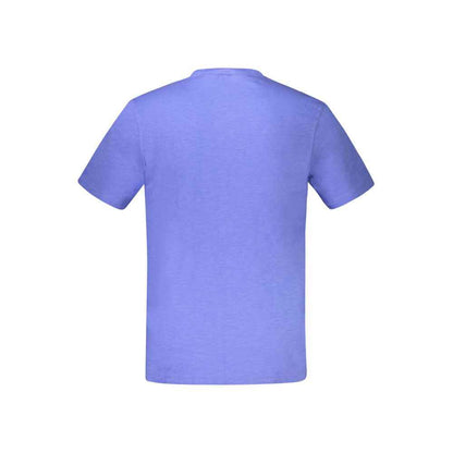 Blue Cotton Men's T-Shirt