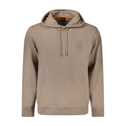 Brown Cotton Men's Sweatshirt