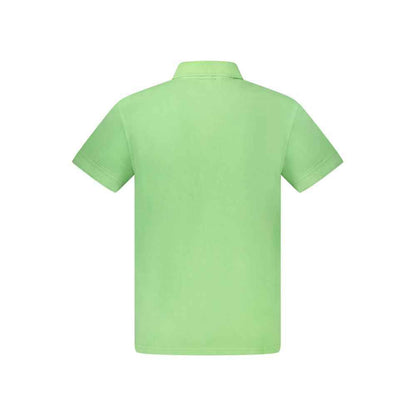 Green Cotton Men's Polo