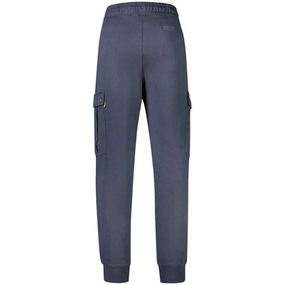 Blue Cotton Men's Trouser