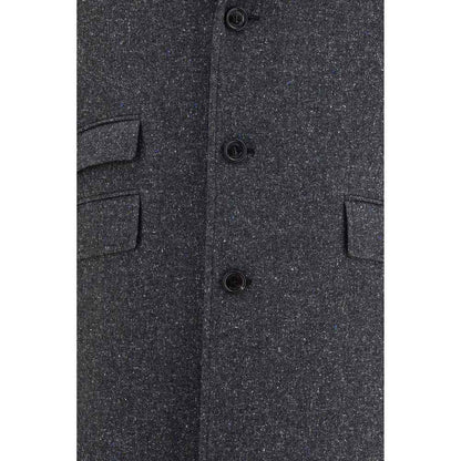 Gray Wool Oves Aries Coat