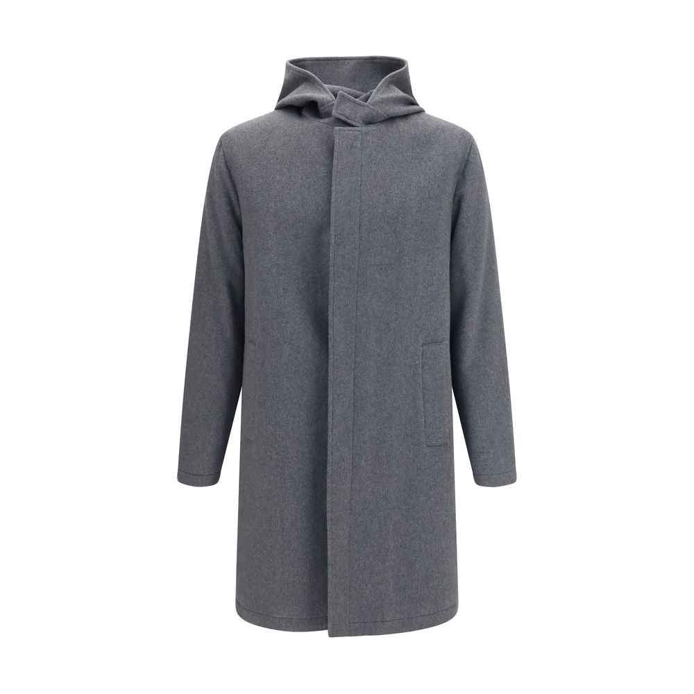 Gray Wool Oves Aries Coat